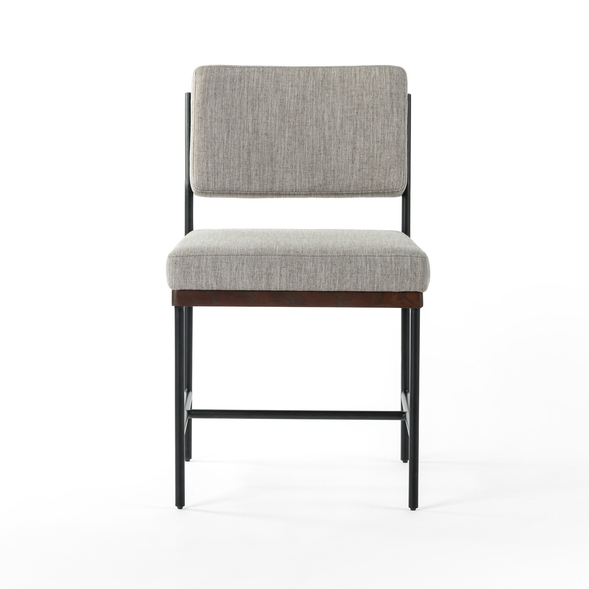 Four Hands Benton Dining Chair in Savile Flannel on white background at Addison West.