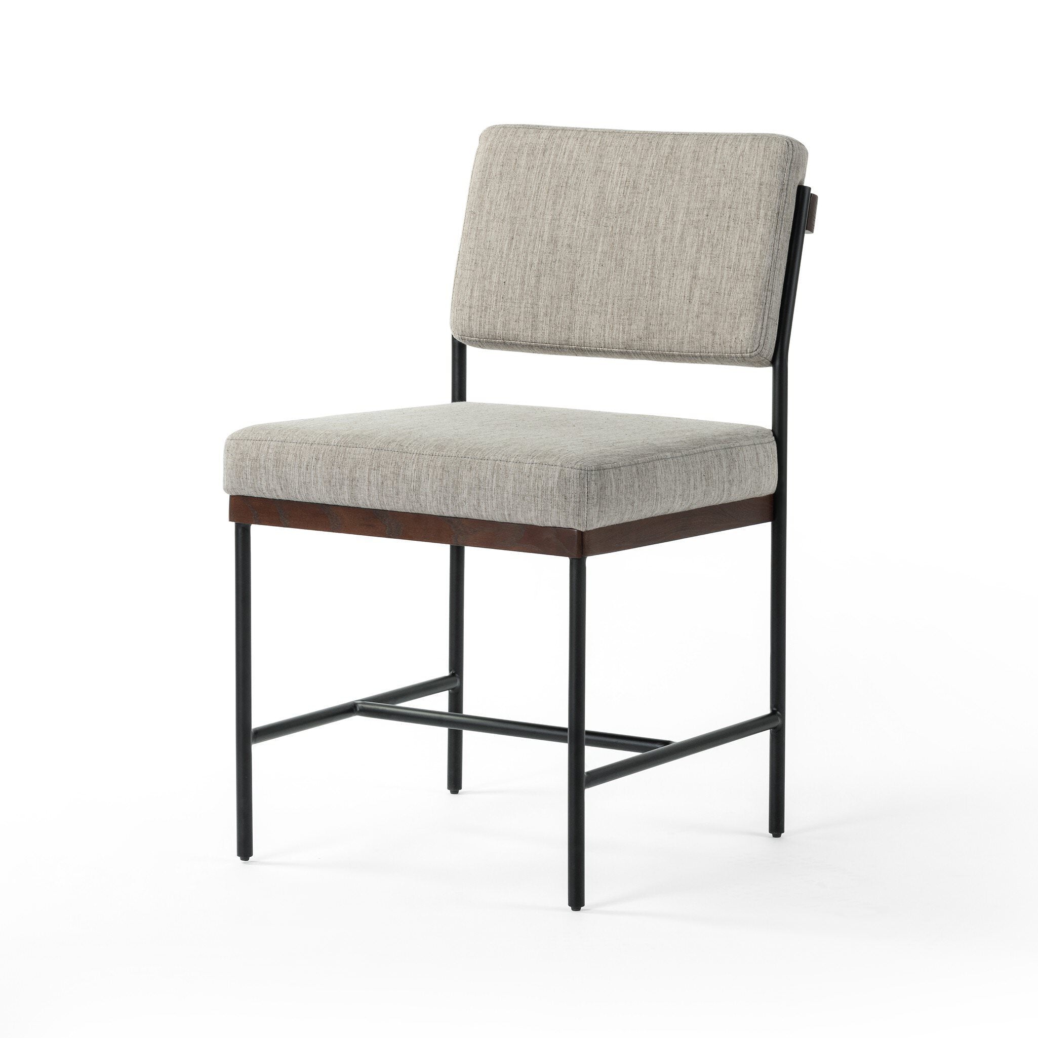 Four Hands Benton Dining Chair in Savile Flannel on white background at Addison West.