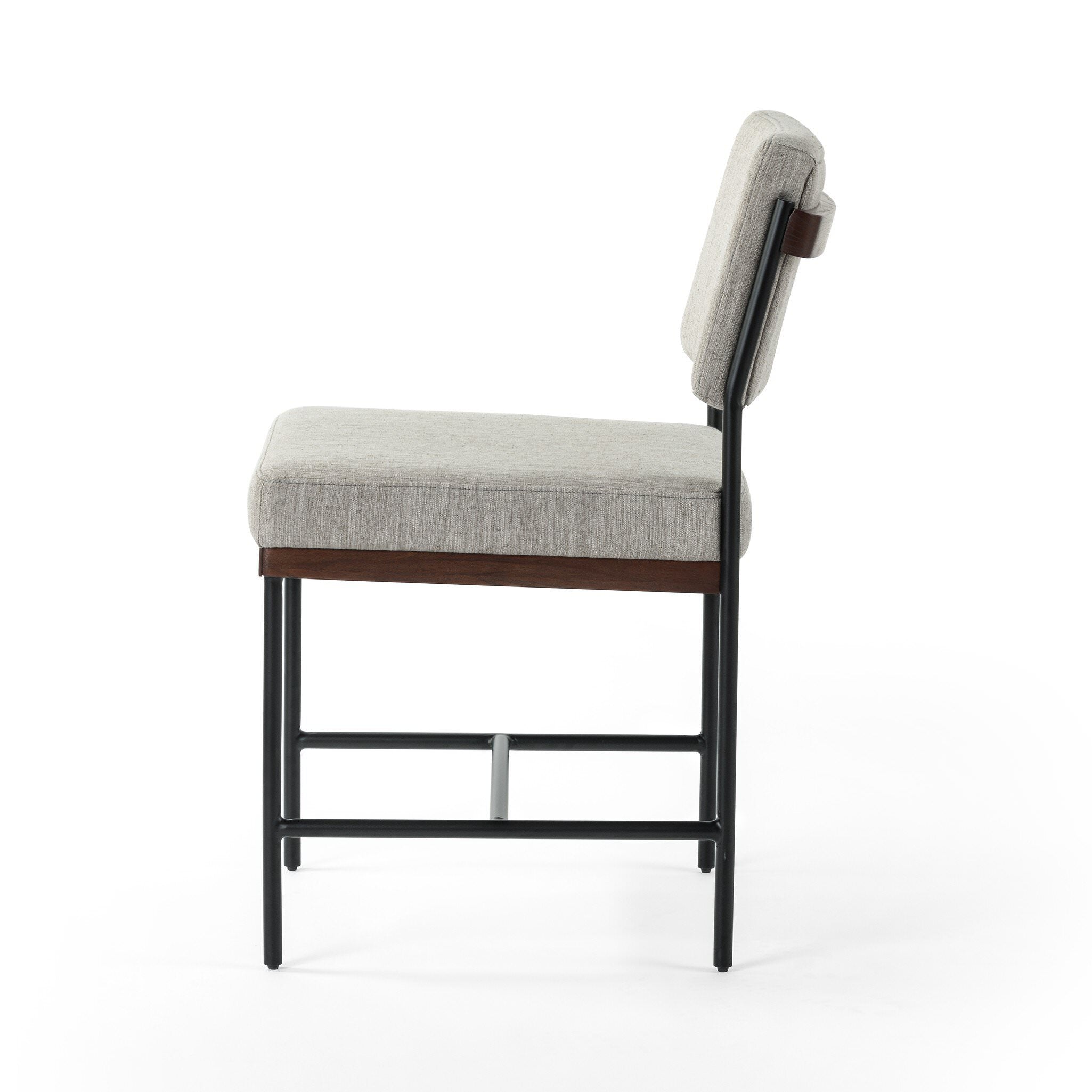 Four Hands Benton Dining Chair in Savile Flannel on white background at Addison West.