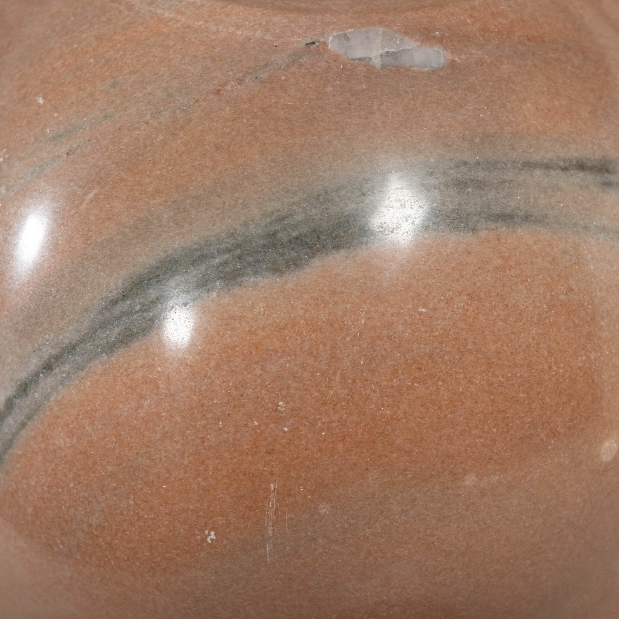 Close up detail of the Four Hands Bibianna Oval Dining Table in Smoked Honey on white background at Addison West.