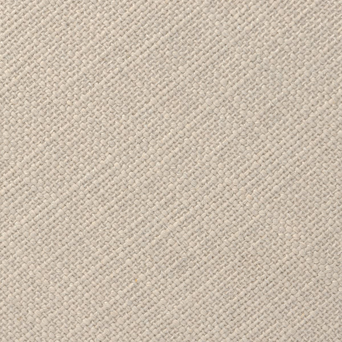 Close up of Four Hands Bilbury Ottoman in Saxon Sand on a white background at Addison West