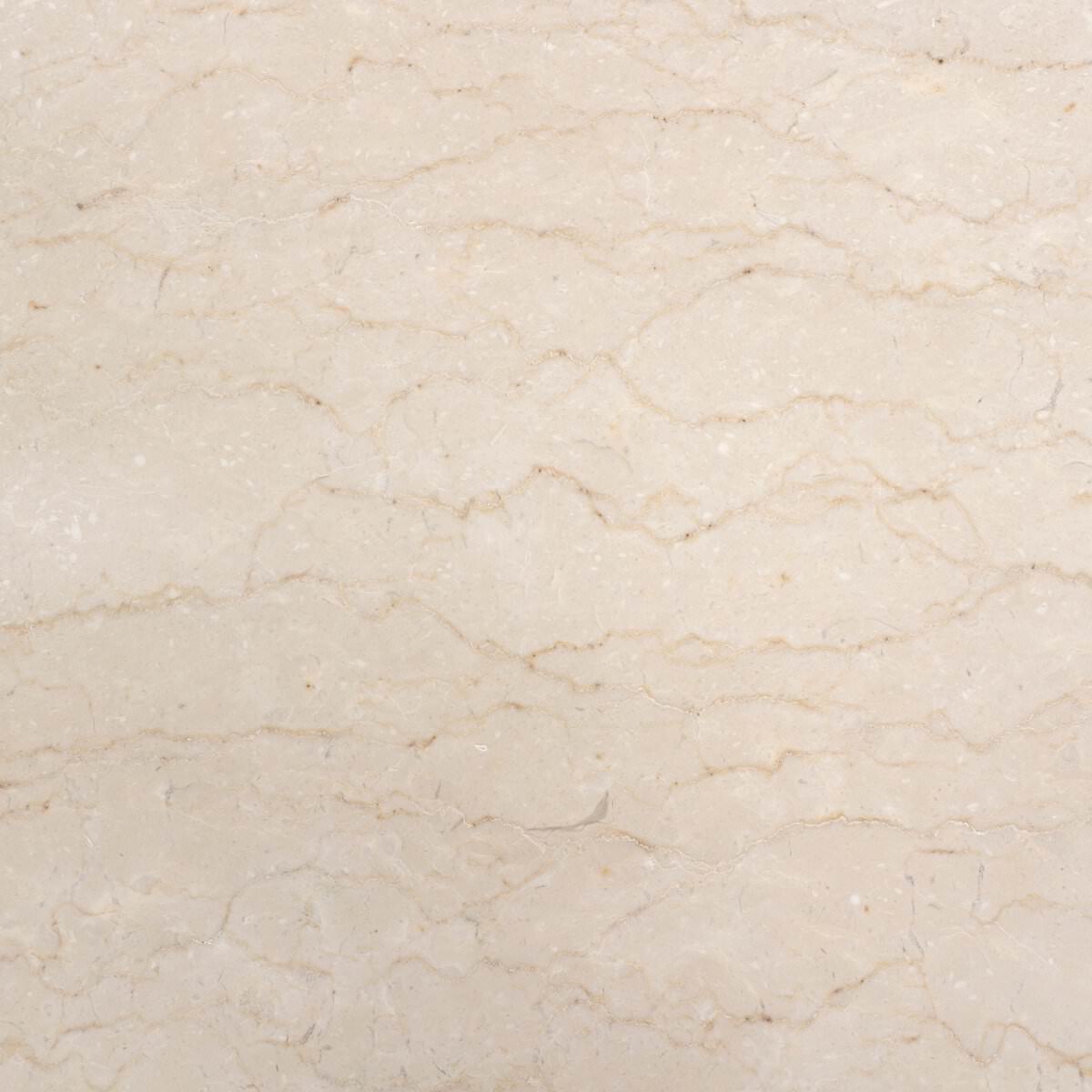 Close up of Four Hands Boa 6 Drawer Dresser in Sandy Mindi Veneer on a white background at Addison West