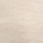 Close up of Four Hands Boa Nightstand in Cream Marble on a white background at Addison West