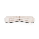 Four Hands Boone Small 3-Piece Sectional in Thames Cream on a white background