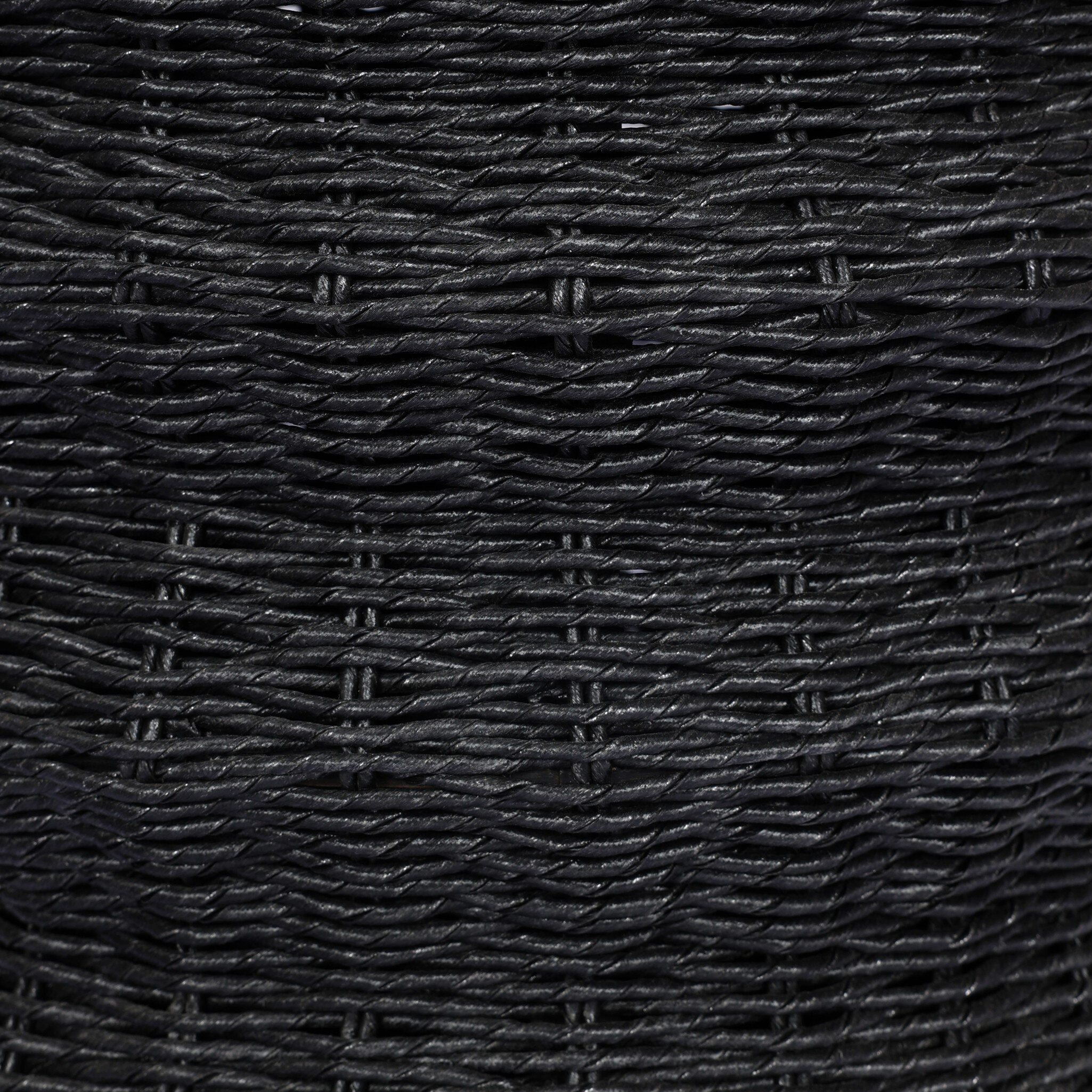 Four Hands Brailey End Table in Black Stained Sungkai on white background at Addison West.