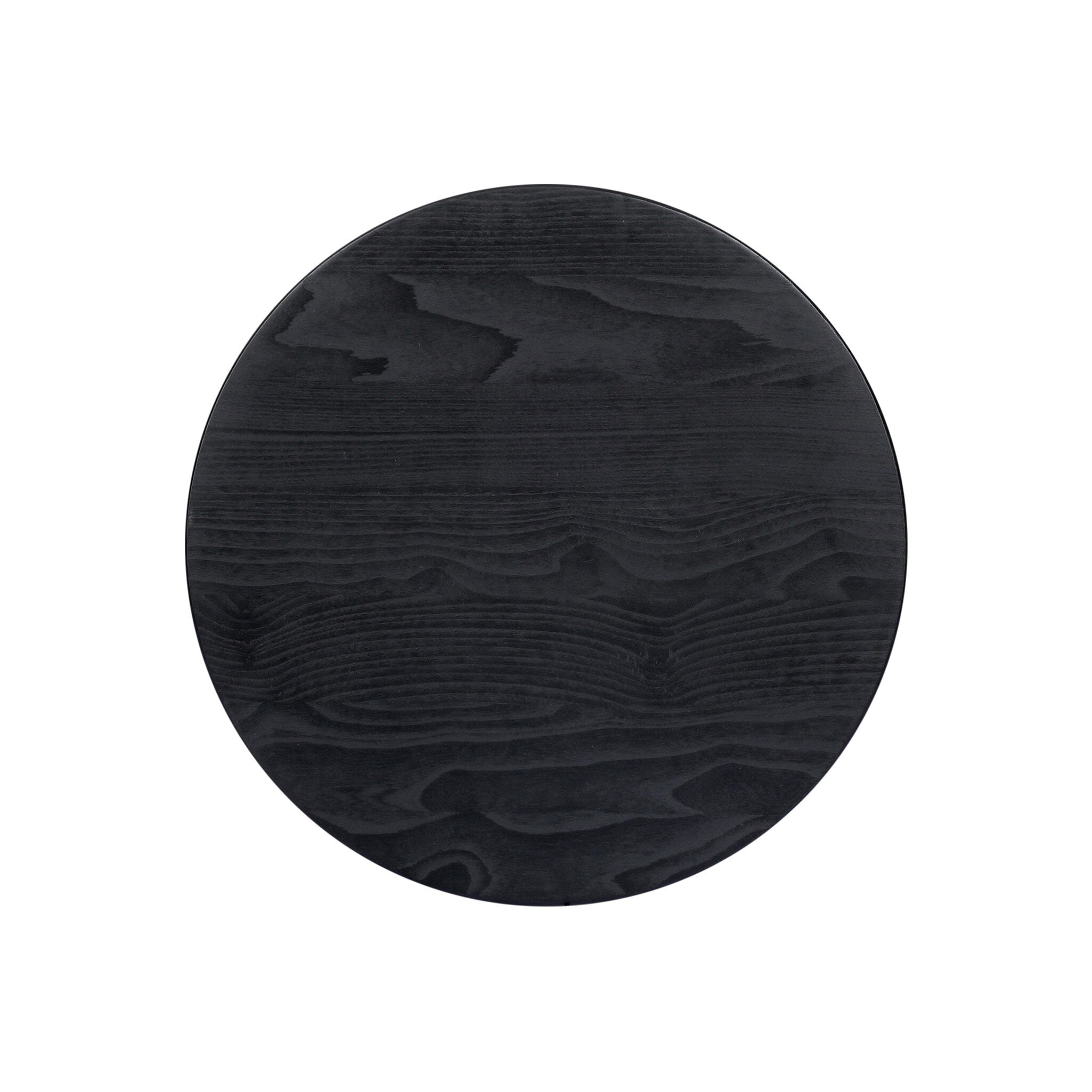 Four Hands Brailey End Table in Black Stained Sungkai on white background at Addison West.