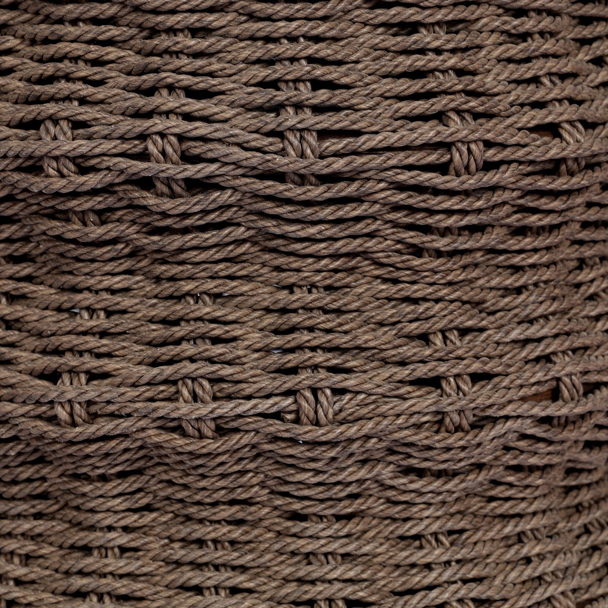 Four Hands Brailey End Table in Dark Brown Sungkai on white background at Addison West.