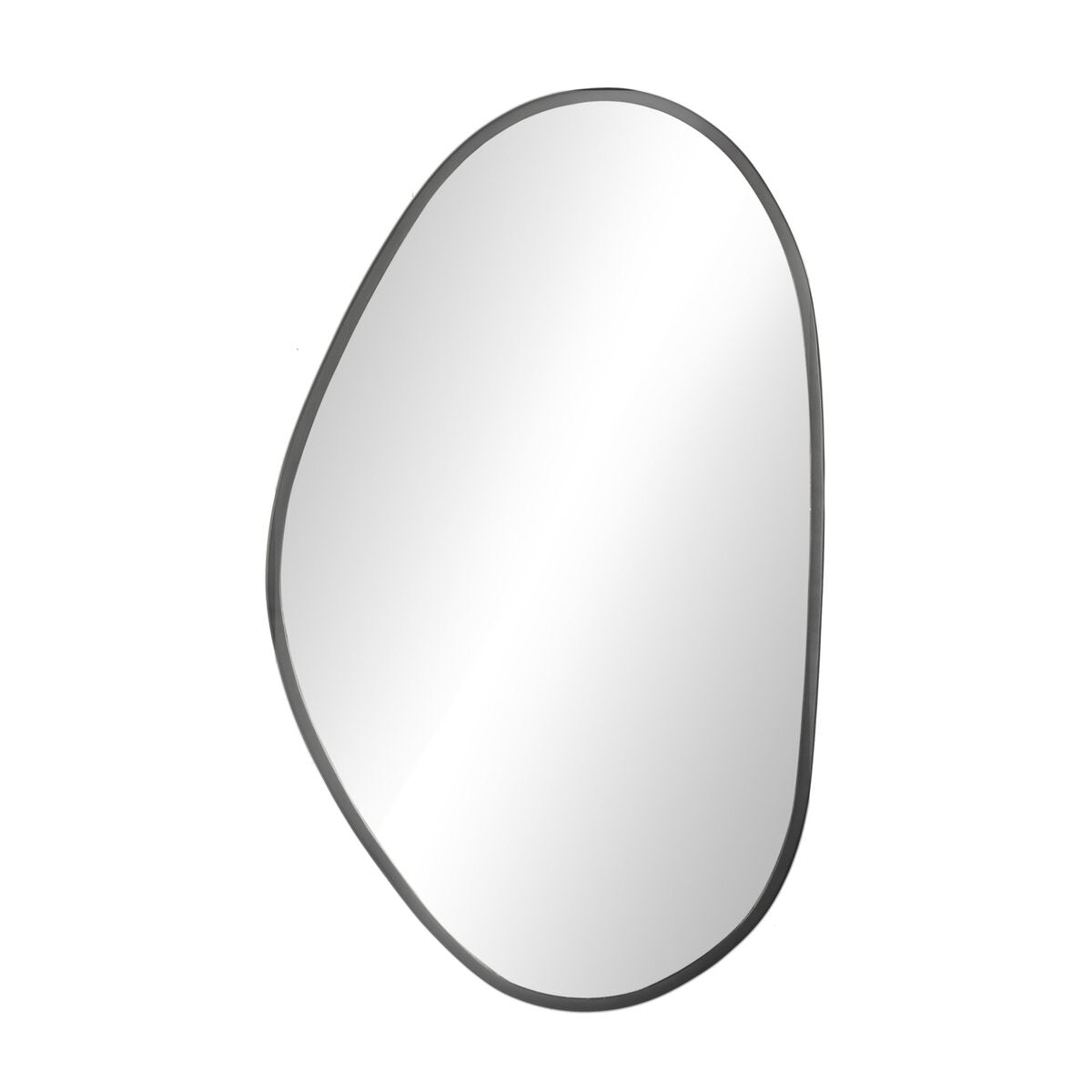 Four Hands Brinley Mirror in Matte Black on a white background at Addison West