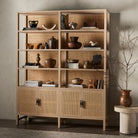 Four Hands Caprice Wide Bookshelf - Natural Mango - Addison West