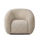 Four Hands Channing Swivel Chair in Yuma Cream on a white background at Addison West