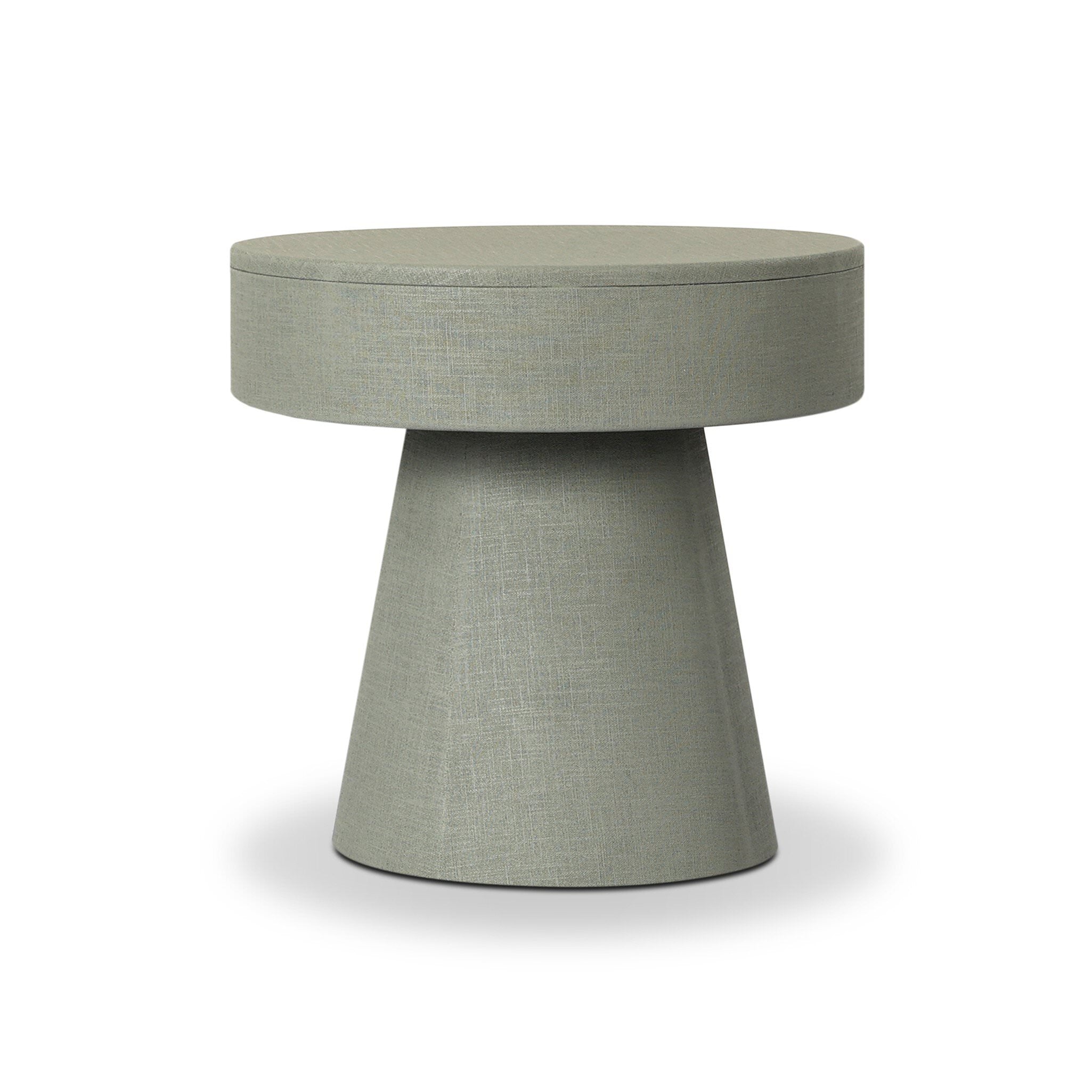 Four Hands Chiro Nightstand in Laurel Sage on white background at Addison West.