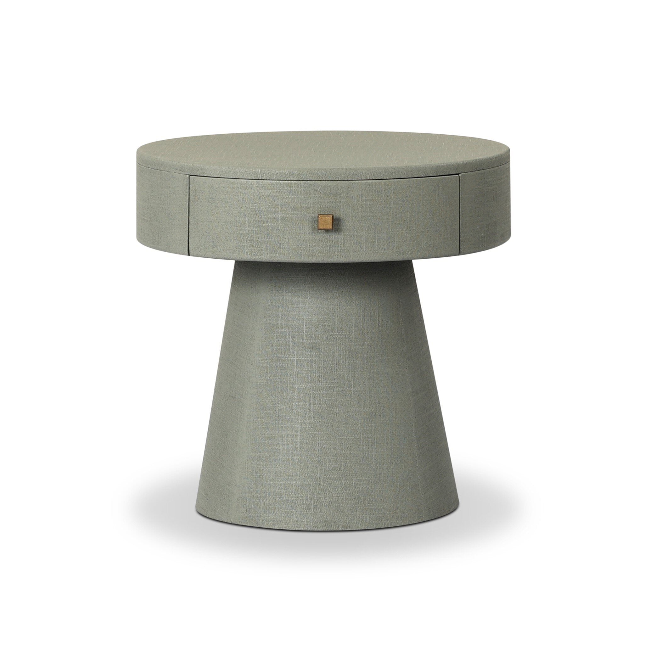 Four Hands Chiro Nightstand in Laurel Sage on white background at Addison West.