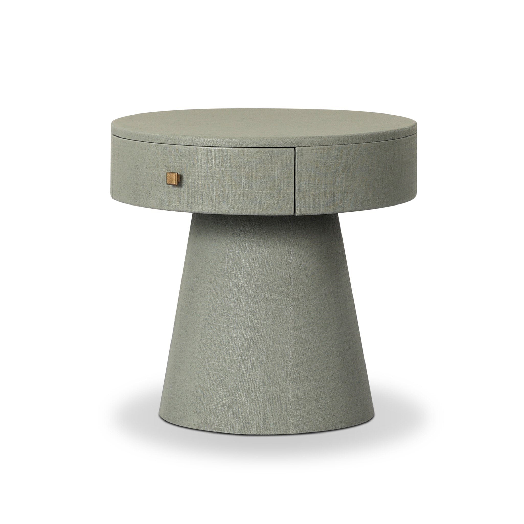 Four Hands Chiro Nightstand in Laurel Sage on white background at Addison West.