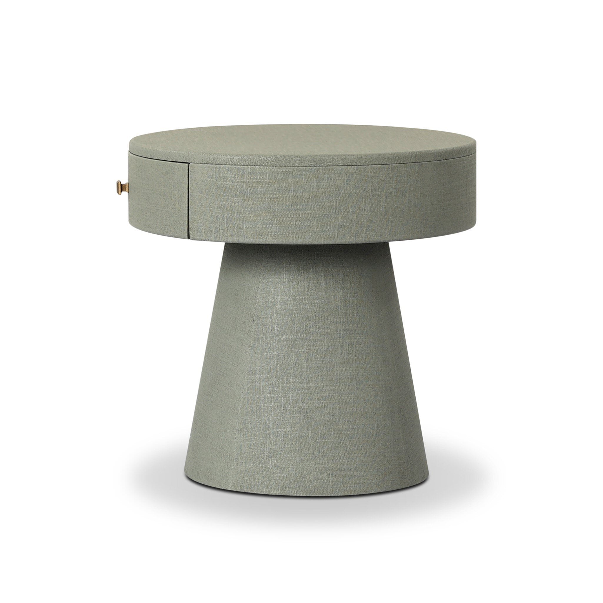 Four Hands Chiro Nightstand in Laurel Sage on white background at Addison West.