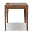 Four Hands Claude Desk in Tan Oak Veneer on a white background at Addison West