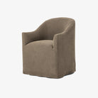 Four Hands Cove Dining Chair With Casters in Broadway Coffee - Addison West