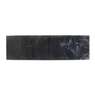 Top of Four Hands Dalston Cast Glass Console Table in Smoked Black Cast Glass on a white background at Addison West