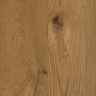 Close up of Four Hands Dalton Media Console in Aged Natural Oak Veneer on a white background at Addison West