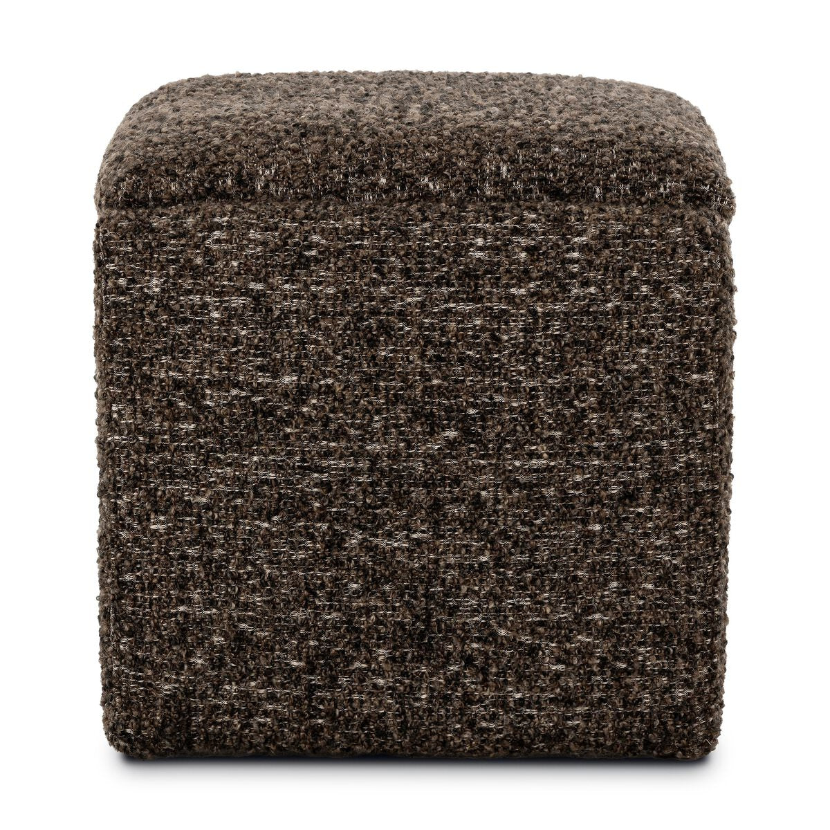 Side of Four Hands Daniel Ottoman in Ivan Granite on a white background at Addison West