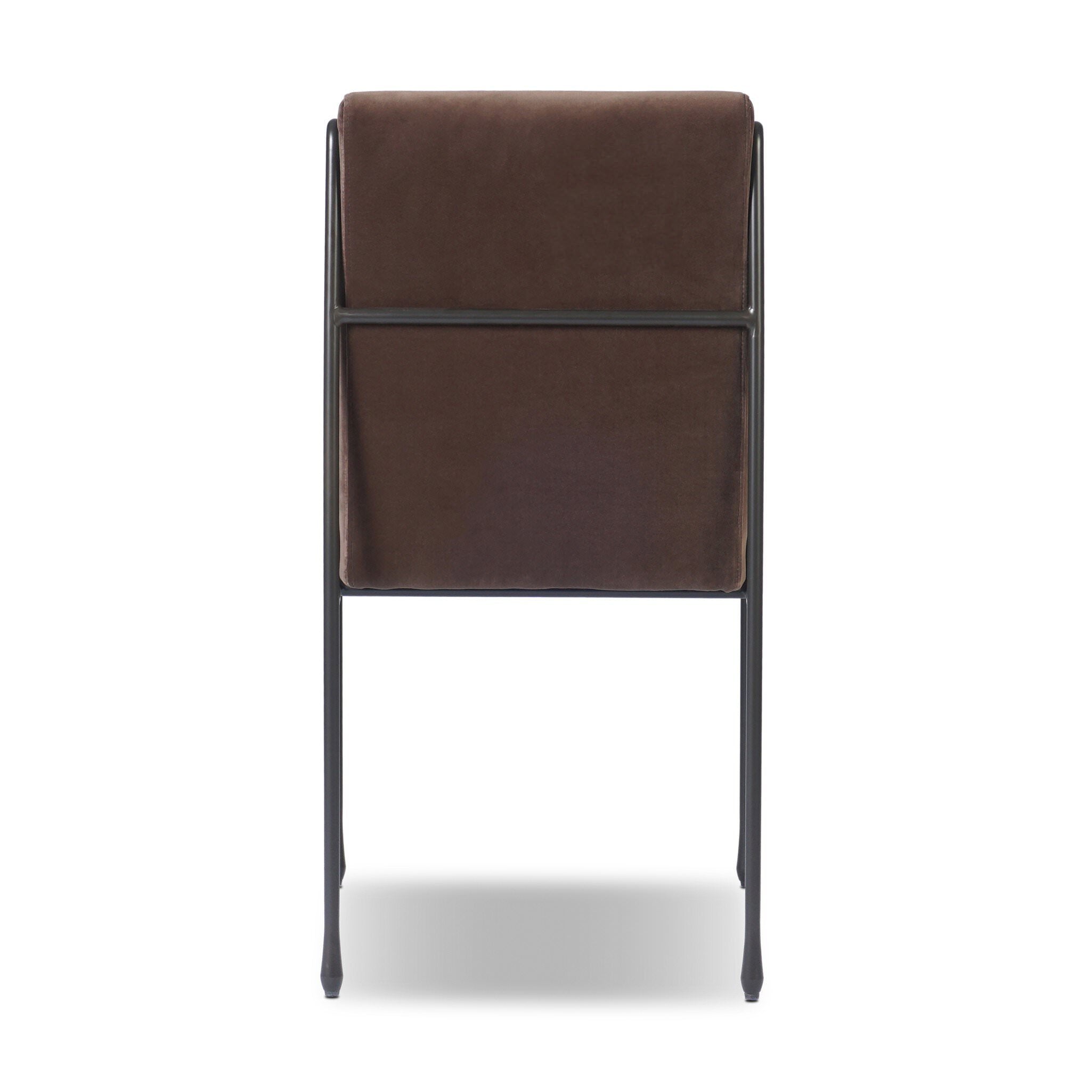 Four Hands Decker Dining Chair in Surrey Mink on white background at Addison West.