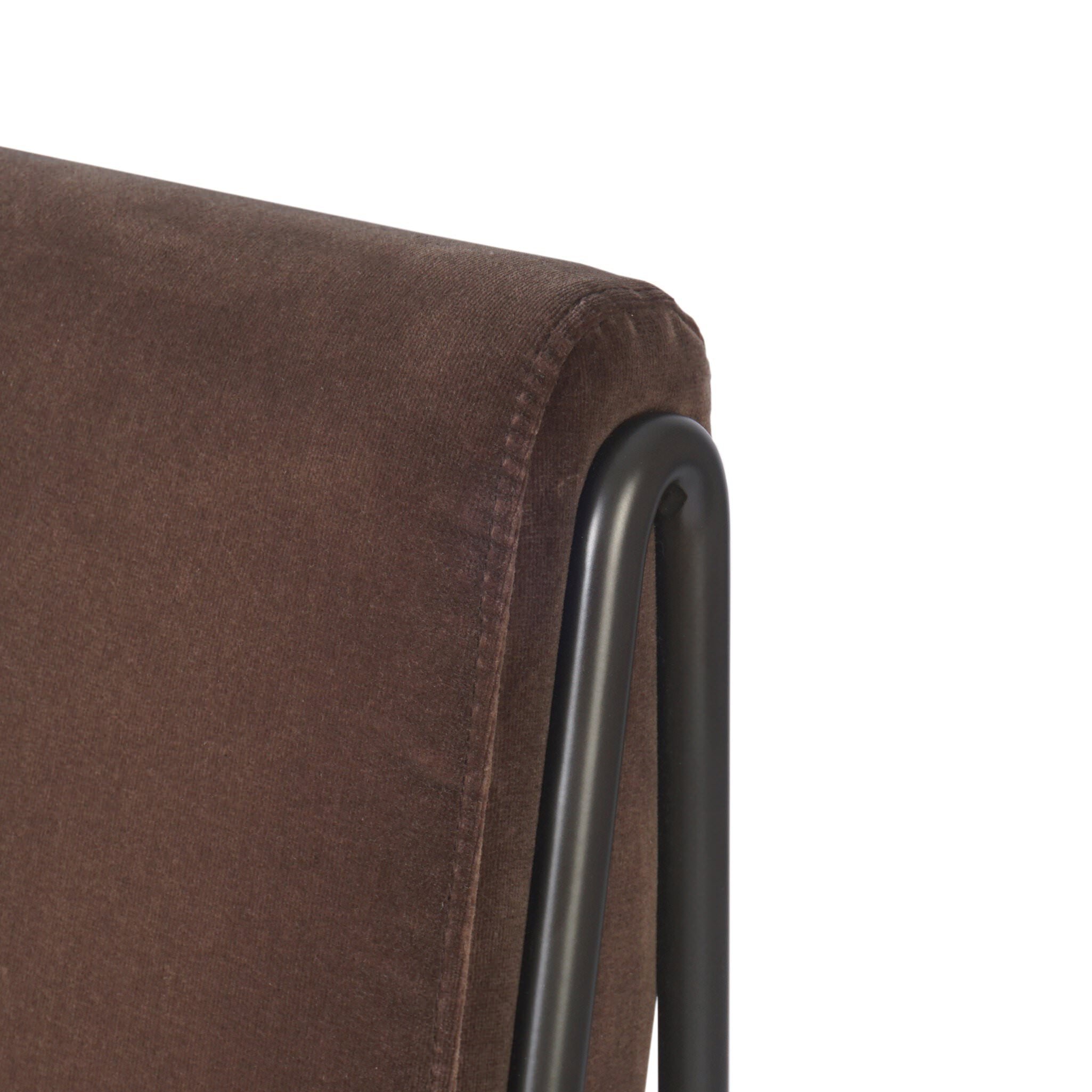 Four Hands Decker Dining Chair in Surrey Mink on white background at Addison West.