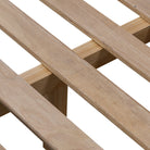 Close up of Four Hands Dina Bed in Sonoma Chestnut, Queen on a white background at Addison West