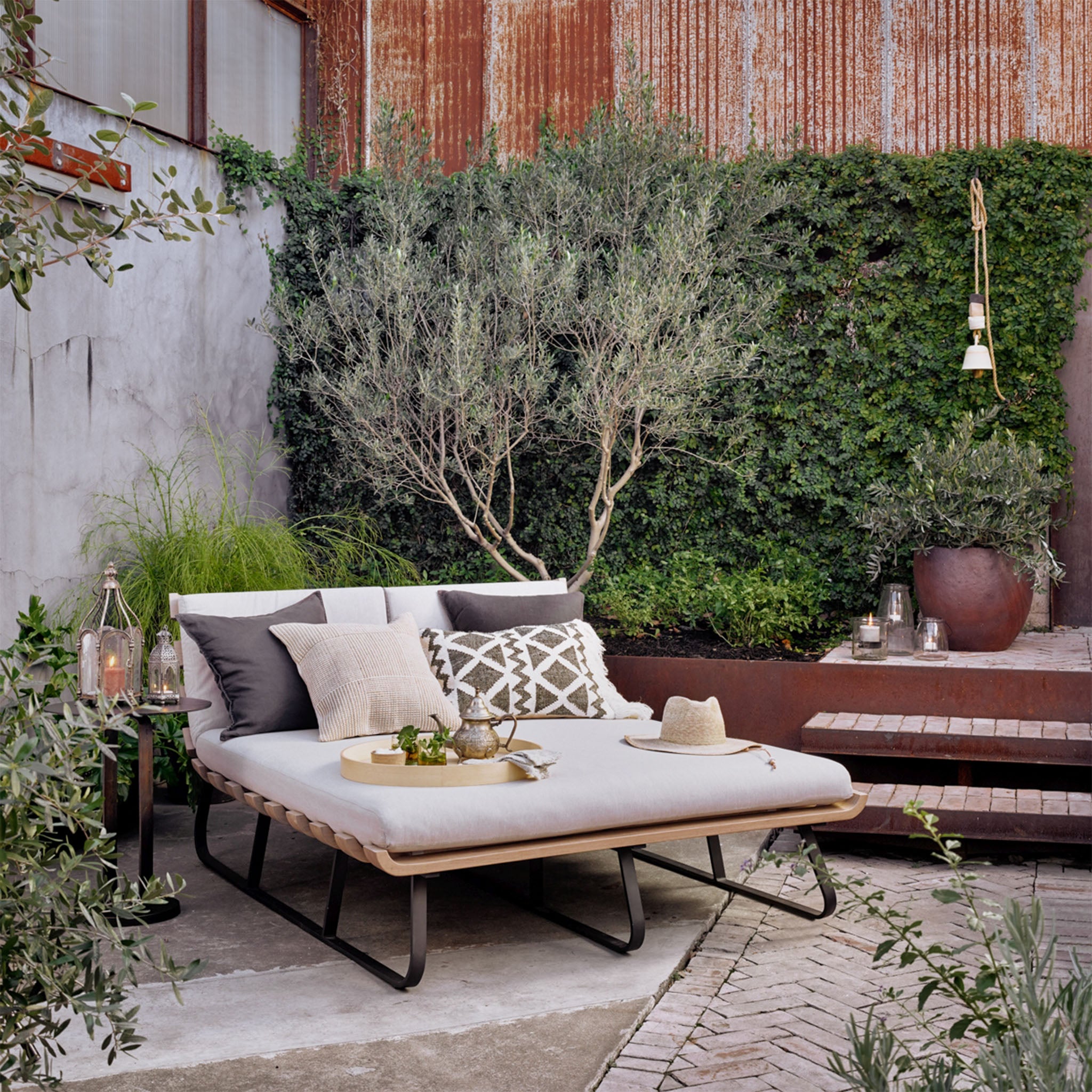 Four Hands Douglas End Table In Antique Rust - Addison West
