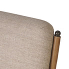 Close up of Four Hands Elba Counter Stool in Alcala Wheat on a white background at Addison West