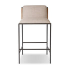 Four Hands Elba Counter Stool in Alcala Wheat on a white background at Addison West