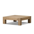 Four Hands Emmer Coffee Table in Aged Smoked Oak on a white background  at Addison West