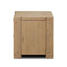 Side of Four Hands Emmer Nightstand in Aged Smoked Oak on a white background at Addison West