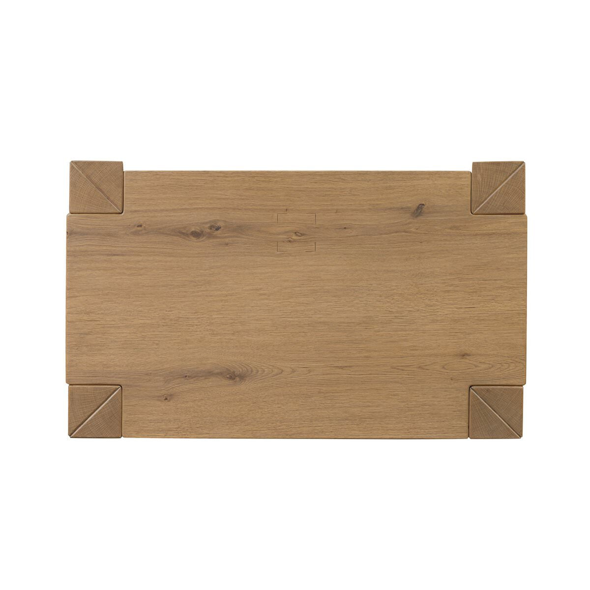 Top of Four Hands Emmer Nightstand in Aged Smoked Oak on a white background at Addison West