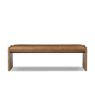 Four Hands Eros Accent Bench in Conroe Drift on a white background at Addison West