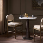 Four Hands Esther Bar & Counter Stool in Lavon Flint in a dining room at Addison West