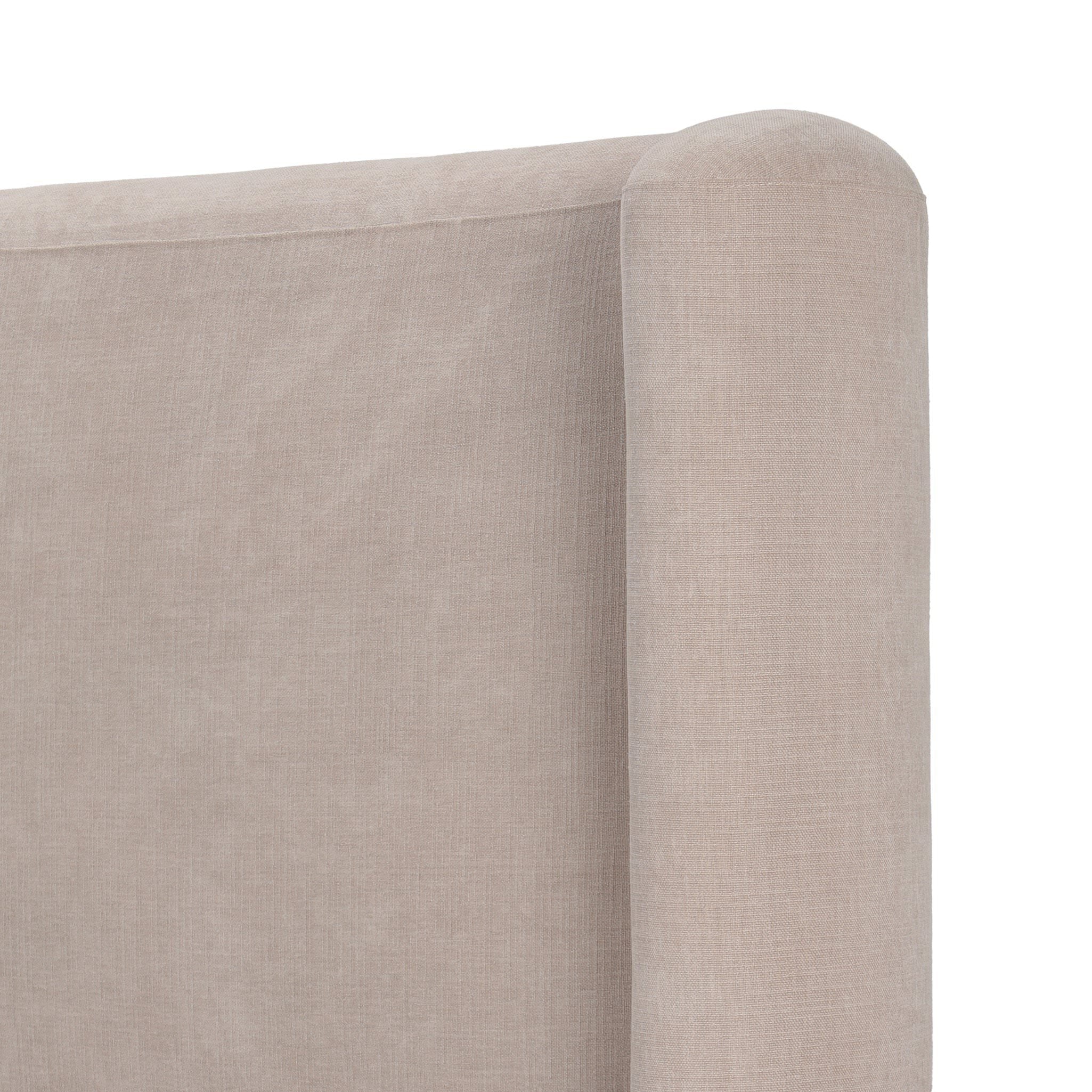 Four Hands Fane Bed in Crypton Holland Sand, Queen on white background at Addison West.
