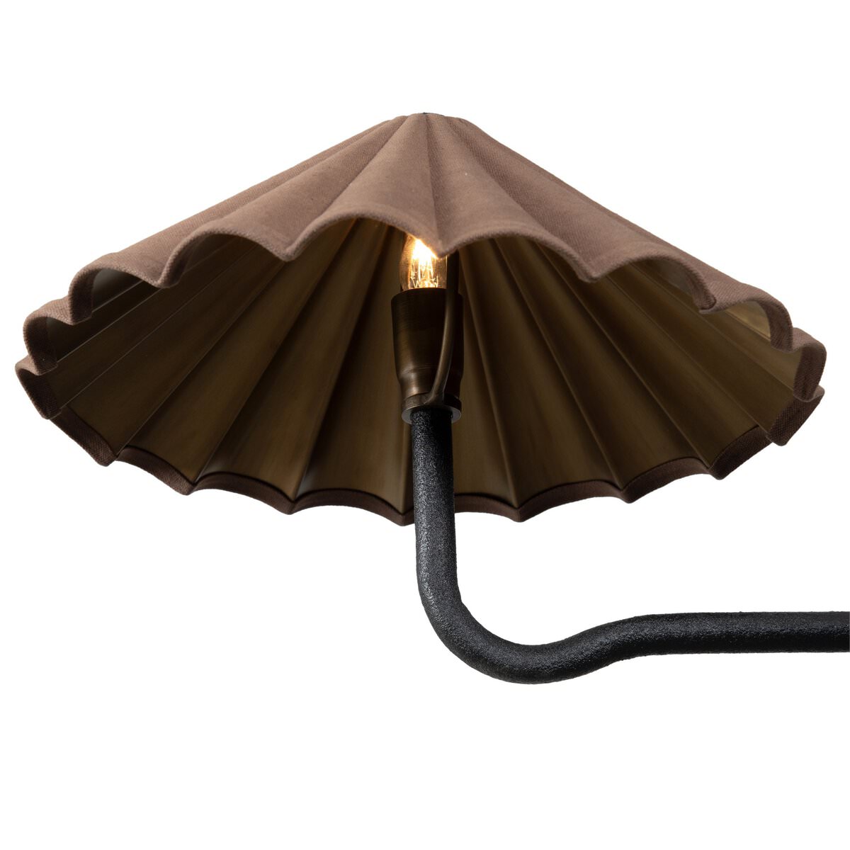 Close up of Four Hands Fiorella Chandelier in Black Wrought Iron on a white background at Addison West