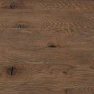 Close up of Four Hands Glenview 6 Drawer Dresser in Weathered Oak Veneer on a white background at Addison West