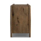 Side of Four Hands Glenview 6 Drawer Dresser in Weathered Oak Veneer on a white background at Addison West