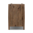 Side of Four Hands Glenview 9 Drawer Dresser in Weathered Oak Veneer on a white background at Addison West