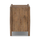 Side of Four Hands Glenview Nightstand in Weathered Oak Veneer on a white background at Addison West