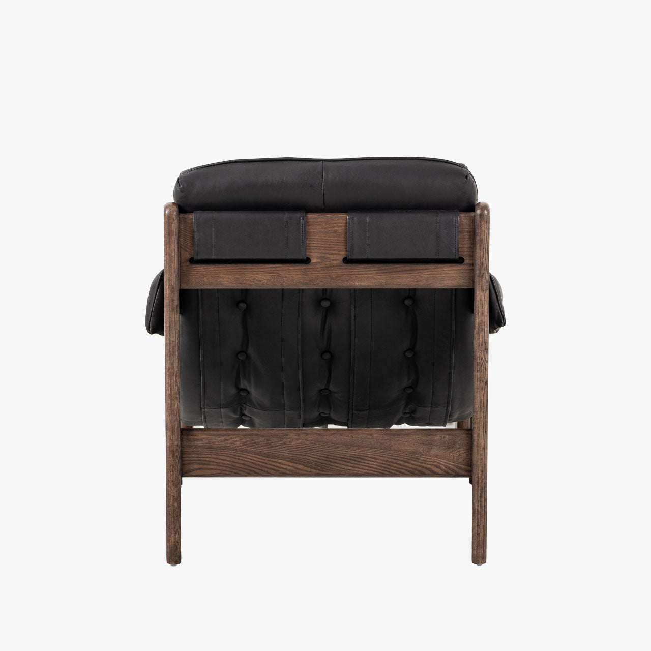Four Hands Halston Chair + Ottoman In Heirloom Black - Addison West