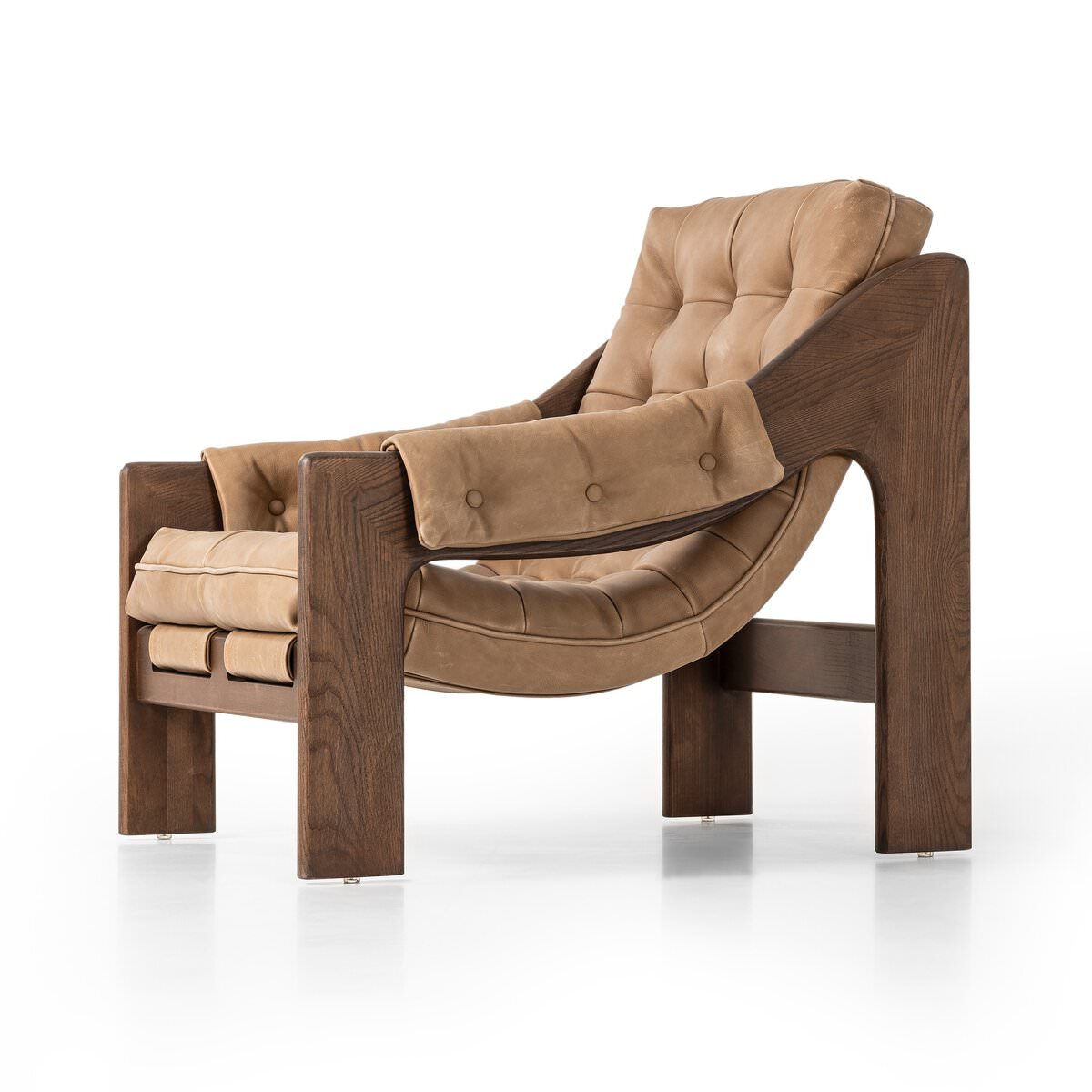 Four Hands Halston Chair in Palermo Drift on a white background at Addison West