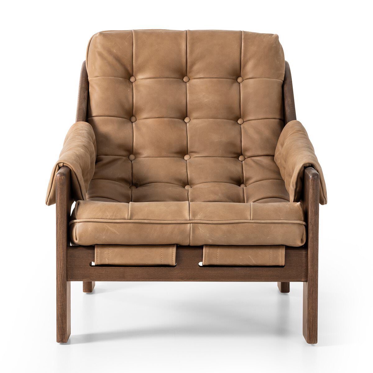 Four Hands Halston Chair in Palermo Drift on a white background at Addison West
