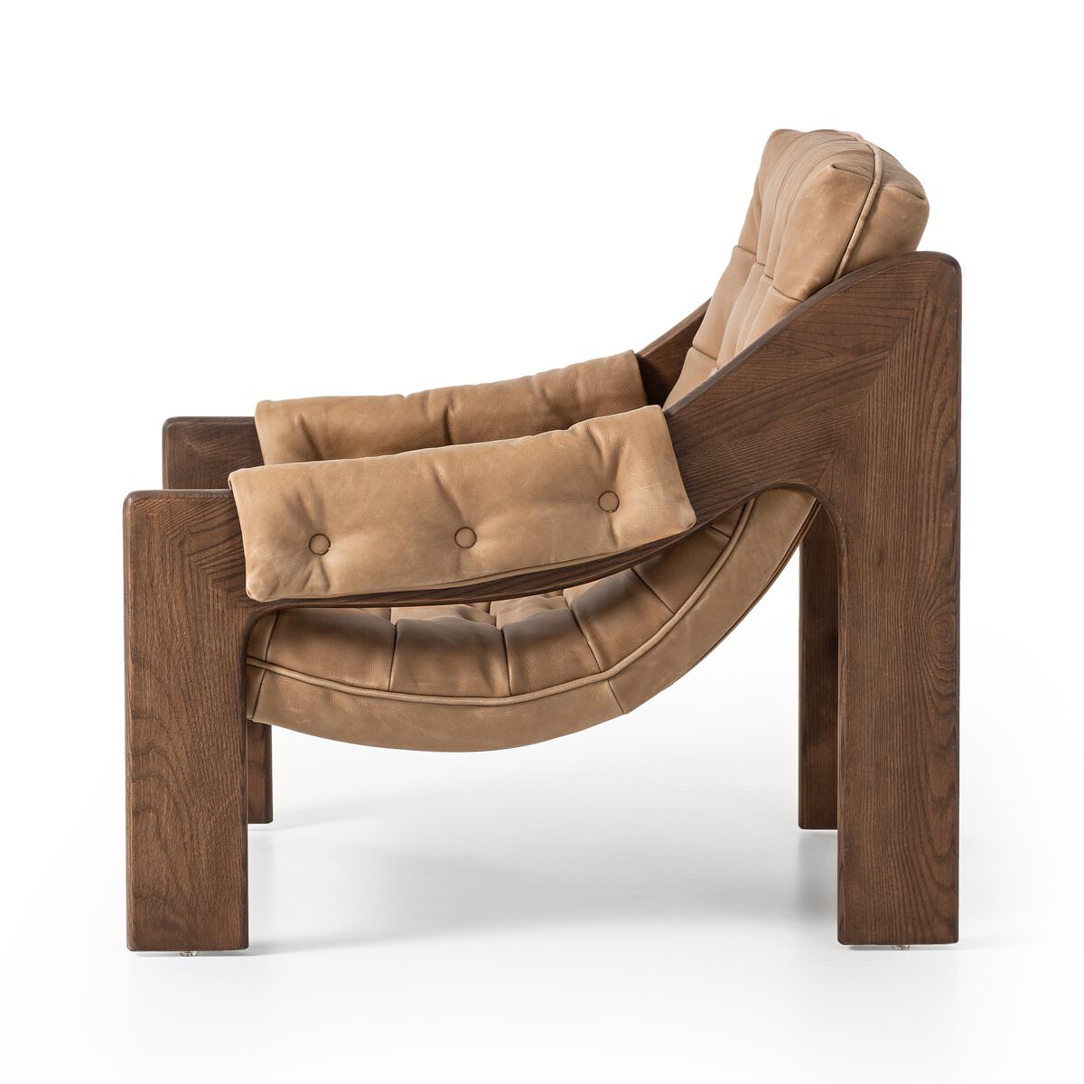Four Hands Halston Chair in Palermo Drift on a white background at Addison West