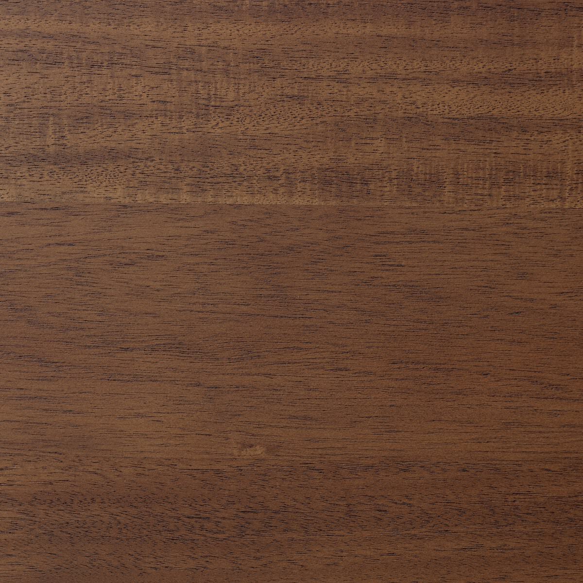 Close up of Four Hands Harper Oval Extension Dining Table 84-104" in Toasted Walnut on a white background at Addison West