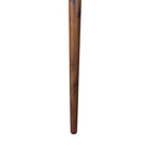Close up of leg of Four Hands Harper Oval Extension Dining Table 84-104" in Toasted Walnut on a white background at Addison West