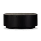 Four Hands Humphrey Round Coffee Table in Coal on Oak on a white background at Addison West