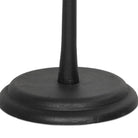 Close up of Four Hands Isabeau Floor Lamp in Black Wrought Iron on a white background at Addison West