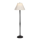 Four Hands Isabeau Floor Lamp in Black Wrought Iron on a white background at Addison West