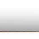 Close up of Four Hands Jacques Mirror in Antique Brass on a white background at Addison West